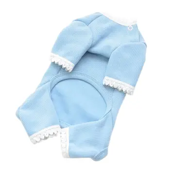 Malý Pes Pyžamo Jumpsuit Jar leto Šteňa Oblečenie Sleepwear Yorkshire Pomeranian Pudel Bišonika Bradáči, Psie Oblečenie Kabát