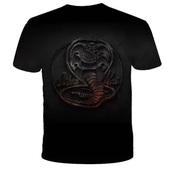 2021 Cobra Kai Deti T Tričko Zábavné Letné Topy 3D-Vytlačené T Shirt Dievčatá Chlapci Girs T Shirt Homme Fashion Tričko 4t-taktné-14T Tričko a T