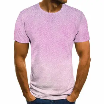 Cezhraničné výbuchy tvorivé dažďová kvapka kvapaliny tlač 3DT tričko pánske módne trendy-krátke rukávy okrúhle krčný T-shirt