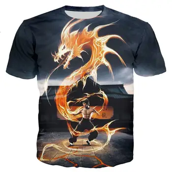 Bruce Lee T-shirt 3D Tlač Ženy Mens Tshirt Príležitostné Letné Krátkym Rukávom Unisex Hip Hop Tričko Bruce Lee Top