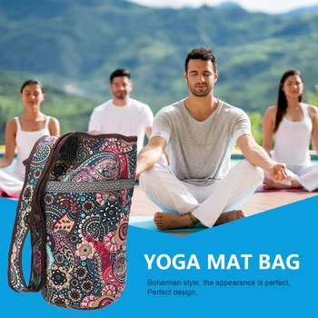 Móda Yoga Mat Taška Plátno Jogy Taška Veľká Veľkosť Vrecká Na Zips, Strih Väčšina Veľkosť Rohoží Yoga Mat Tote Závesu Nosného Fitness Dodávky