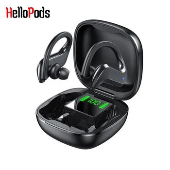 HelloPods MD03 Bluetooth Slúchadlo Led Displej Bezdrôtové Slúchadlá TWS S Mikrofónom, Stereo Slúchadlá Nepremokavé Potlačením Hluku