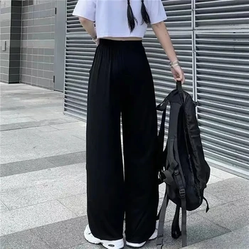 Nadrozmerná Motýľ Duté Sa Streetwear Rovné Nohavice Ženy Kórejský Gothic Nohavice Harajuku Estetické Vysoký Pás Nohavice Žena