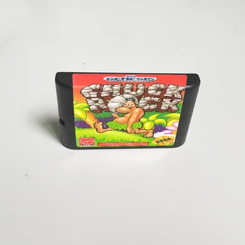 Chuck Rock - 16 Bit MD Hra Karty pre Sega Megadrive Genesis, Video Herné Konzoly Kazety