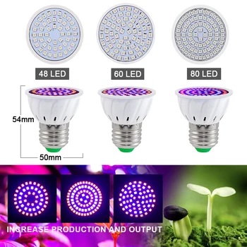 E27 Phytolamp celé Spektrum LED Rásť Svetlo Izbové Rastliny Skleníkových Rast Hydroponics Sadeníc Phyto Lampa Pre Rastliny Svetlo