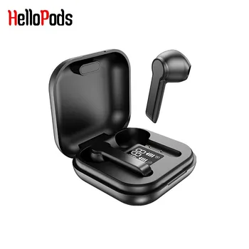 HelloPods LB 30 Slúchadlá Bluetooth 5.0 Wireless Touch Slúchadlá Nepremokavé Športové Šumu Business LED Stereo Headset