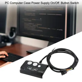 PC Počítač Napájania Prepínač On/off Tlačidlo Reset Dvojitý Prepínač S Rozhranie USB 2.0 Audio Porty
