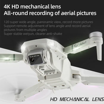 Mini 2.4 GHz Drone 4K Kamera HD 6 os Skladacia Drone Quadcopter Vrátiť Do GPS 5G wifi RC Dron Hračka Drone 4k Profesional Darček