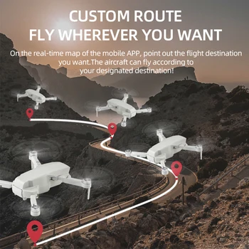 Mini 2.4 GHz Drone 4K Kamera HD 6 os Skladacia Drone Quadcopter Vrátiť Do GPS 5G wifi RC Dron Hračka Drone 4k Profesional Darček