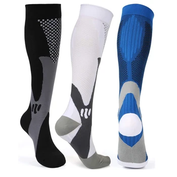Brothock Kompresné Ponožky Nylon Lekárske Ošetrovanie Pančuchy sa Špecializuje Vonkajšie Cyklistické rýchloschnúci Priedušná Dospelých Športové Ponožky