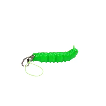 Nové Fidget Squeeze Caterpillar Keychain Hračka Pre Deti, Deti Relaxačná Strane Zmyslové Hračky Pre Dospelých Stres Odľahčovacia Keychain Dary