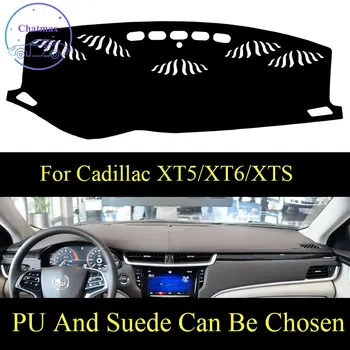 Prispôsobiť Pre Cadillac XT5/XT6/XTS Tabuli Konzoly Kryt PU Koža Semiš Chránič Sunshield Pad