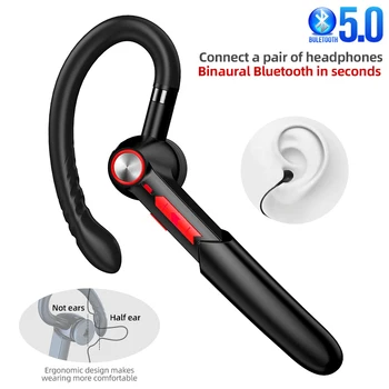 Bluetooth Headset BT5.0 Handsfree Slúchadlo Business Slúchadlá Pre IPhone Xiao Samsung Mini Bezdrôtové Slúchadlá Slúchadlá