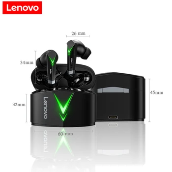 Lenovo LP6 TWS Slúchadlá Bezdrôtová V5.0 Herné Slúchadlá Slúchadlá in-Ear Slúchadlá Športové Plnenie Box pre Apple/Android