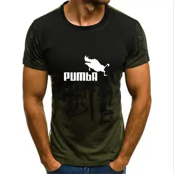 2020 mužov Pumba tlačiť T-shirt novú kamufláž-krátke rukávy T-shirt 3D T-shirt Letné nový príchod T-shirts