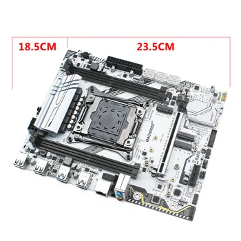 X99 doske LGA 2011-3 nastaviť auta s technológiou Intel Xeon E5 2630L V3 CPU 16GB(2*8GB) DDR4 ECC REG RAM M-ATX WIFI NVME M. 2 SSD X99-K9
