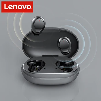 Originálne Lenovo TC02 TWS Bluetooth Slúchadlo Pravda Bezdrôtové Slúchadlá Nepremokavé In-ear Športové Hudby upchávky do uší S Mikrofónom