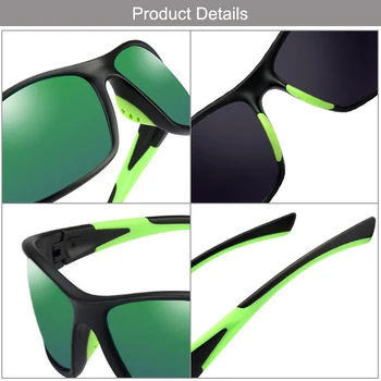 Polarizované slnečné Okuliare Mužov Dizajnér HD Jazdy Slnečné Okuliare Módne Muž Rybárske Okuliare Ochrana Odtiene Vonkajšie Športové Okuliare
