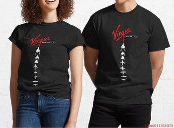 Virgin Galactic DNA Letu Mens Dámy T-Shirts S-XXL Veľkostí mužských značky teeshirt mužov letné bavlnené tričko