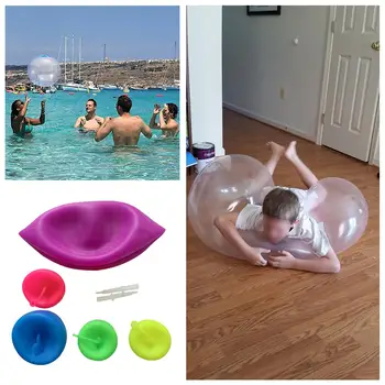 Nafukovacie Bubble bobble na Hračky Transparentné Balón Pre detské Outdoorové Aktivity TPR Fúkanie Balón Bazén Príslušenstvo