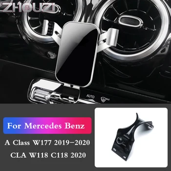 Auto, Mobilný Telefón Držiak Na Mercedes Benz W177 Triedy A180/200/220 W118 CLA CLA200/260 Stojan GPS Navigácie Držiak Príslušenstva