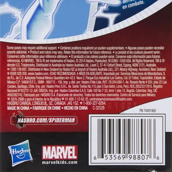 27 cm Hasbro MARVEL TITAN HRDINA SÉRIE Spider-Man Elektro PVC Akcie Obrázok Zber Model Hračky Darček