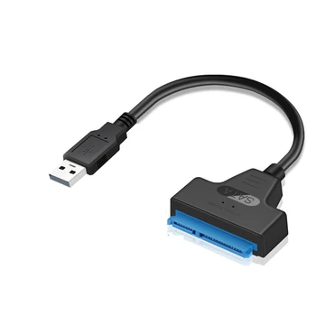 USB 2.0 USB 3.0 Typ C pre SATA Konvertor Kábel Typu C na SATA Adaptér Converter Kábel 22Pin Disk Free 2.5