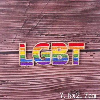Láska je láska Patch Hrdosti LGBT Doplnky Železa Na Škvrny Na Oblečení Nálepky Bundy Vyšívané Patch Nášivka Gay Pruhy