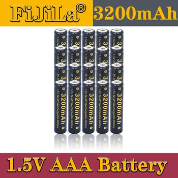 2021 Nové 1,5 V AAA nabíjateľné batérie 3200mah AAA 1,5 V Nové Alkalické Nabíjateľná batery pre led svetlo hračka mp3 doprava Zadarmo