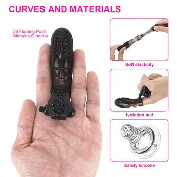 IKOKY G-spot Mini Prst, Vibrátor Dospelých, Sexuálne Hračky pre Ženy, Sex Shop Stimulátor Klitorisu Stimulácia Vagíny Upozorňuje Masér