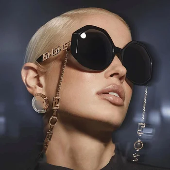 Mnohouholník Kvalitné Slnečné Okuliare Muži Ženy Módne, Luxusné Značky Dizajnér Klasické Okuliare Jazdy Retro Okuliare Oculos Feminino