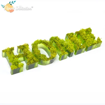 LOVE & HOME Sign Transparent Letter Silicone Mold Big Alphabet UV Crystal Epoxy Resin Casting Mould For DIY Jewelry Making Craft
