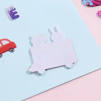 1set Detí Karikatúra Roztomilý Bublina Nálepky 3D animovaný Zvierat&Car&Ovocie&Láska Nálepky HOBBY Hračky Pre Deti Darček Písacie potreby sú Samolepky
