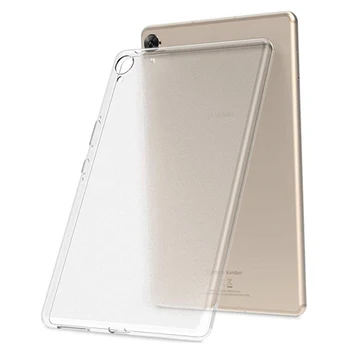 Prípad Pre Huawei MediaPad M6 10.8 8.4 M5 8.4 10.8 10.1 TPU Transparentné Silikónové Shockproof Kryt Pre M3 10.1 8.4 8.0 Späť Prípade