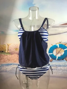 SEABBOT Plus Veľkosť S-5XL Ženy Letné plážové oblečenie Sexy Prekladané Čalúnená Push Up Plavky Obväz Okolo Bikini Set Plavky