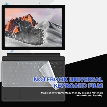 Kryt klávesnice Kože, Vodotesný, Prachotesný, Silikónové Fólie, Tablet Keyboard Chránič Stráže, pre 13-17 Palcový Notebook