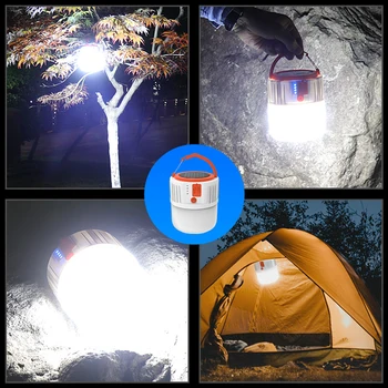 Vonkajšie Solárne lampy solárne žiarovka na svetlo diaľkové ovládanie 280W 42 led noc trhu svetlo mobile outdoor camping núdzové svietidlo