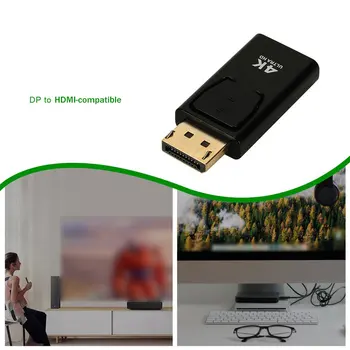 4K Dp Na kompatibilný s Hdmi 4K Adaptér Displayport Revolúcie kompatibilný s Hdmi Žena Dp Na kompatibilný s Hdmi Pre PC, TV, Projektor