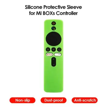 Pre Xiao Mi Políčko Bluetooth, Wifi, Smart Diaľkové Ovládanie Svetelného Silikónové TV Diaľkové Ovládanie Ochranný Kryt Shockproof Ochranné