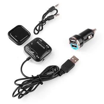Bt760 Auto Handsfree Telefón FM Spustenie MP3 Prehrávač Duálny USB Nabíjačka