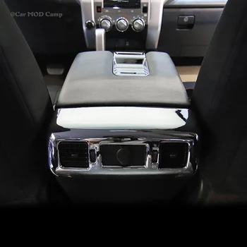 Pre Toyota Tundra-2019 ABS Chrome Interiéru Zadné Air Vent Zásuvky Kryt Výbava Auta Styling Príslušenstvo
