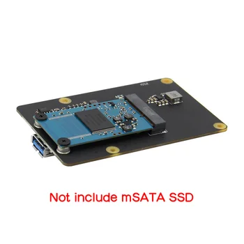Raspberry Pi 4 Model B mSATA SSD disky Expansion Board, X857 V2.0 Štít + X708 UPS KLOBÚK & Power Management Board