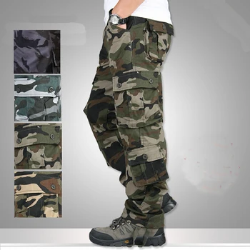 Muži Nový Streetwear Bežné Kamufláž Bezec Nohavice Outdoor Tréning Taktické Vojenské Nohavice Cargo Nohavice pre Droppshipping