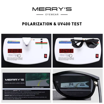 MERRYS DIZAJN Mužov Polarizované slnečné Okuliare Pre Jazdu Outdoorové Športy TR90 Série UV400 Ochrana S3010