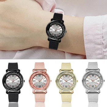 Ženy Hodinky Top Značky Luxusné 2020 Diamond Fashion Dámske náramkové hodinky z Nerezovej Ocele, Striebra Oka Popruh relogio feminino