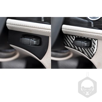 Pre BMW Z4 E89 2009-2016 Black Carbon Fiber Nálepky Zapaľovanie Gombík Prepínač Štart Stop Pozíciu Rám Interiéry, Auto Príslušenstvo