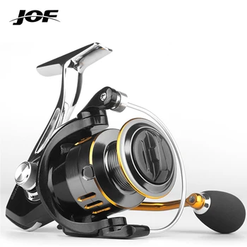 JOF Všetky Kovové Fishing Cievky GW1000-7000 5.2:1 8 kg Max Presuňte Morské Spinning Cievky Pre Kaprov, Bass Nehrdzavejúcej Ocele Fishing Cievky