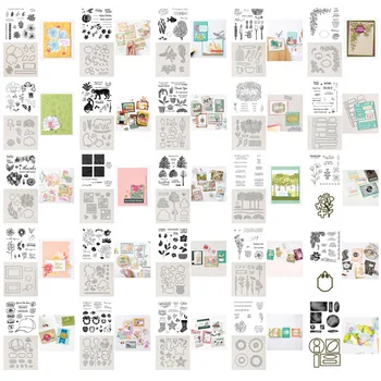 2 ks/veľa Pansy Patch Mnohé Udalosti Pečiatka inšpirujúce Myšlienky Divoké Mačky Jasné, Pečiatka & Zomrie pre DIY Scrapbooking Album Paper Craft