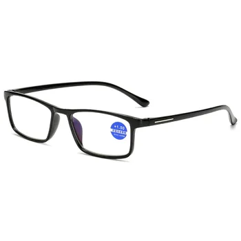 Námestie Anti-Modré Svetlo Tr90 Okuliare Na Čítanie Ženy Muži Okuliare Počítač Presbyopia Okuliare Ďalekozrakosť+1.0+1.5+2.0+2.5+3.0+3.5+4.0