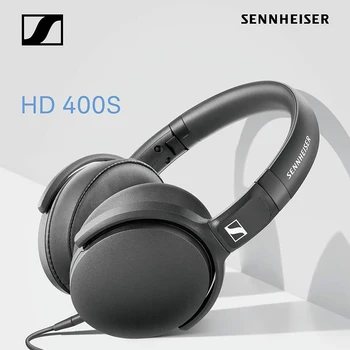 Sennheiser HD 400S Okolo Uší Izolácia Hluku Slúchadlá Stereo Hudby Skladacia Športové Headset Hlboké Basy pre Mobilný Telefón